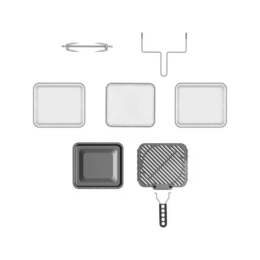 Luftfritteuse und Ofen Moulinex Easy Fry Ofen & Grill AL501810 9 in 1 Ölfrei 2000W 11 Liter Fassungsvermögen-Schwarz
