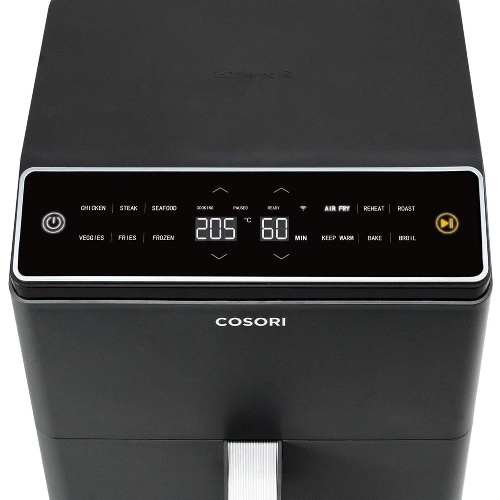 Cosori Dual Blaze Chef Edition ölfreie Fritteuse mit 1700W 360 ThermoIQ System - Schwarz