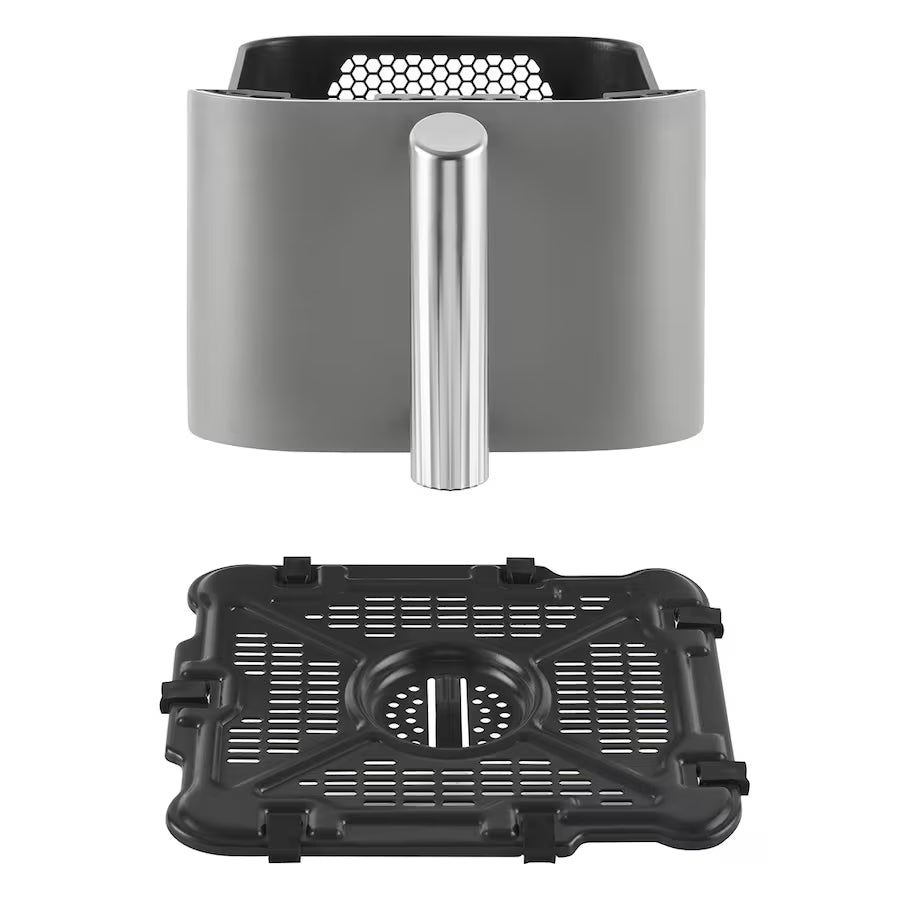 Ninja SL400EU Ölfreie vertikale Doppelstapel XL 9,5 Liter Heißluftfritteuse-Grau