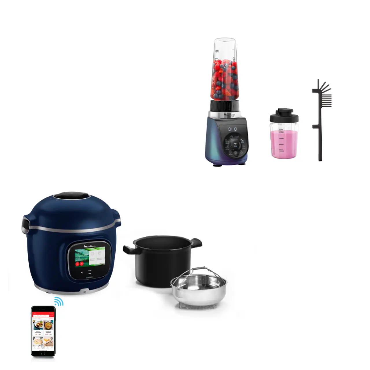 Blau + Mischung Blau Boreal